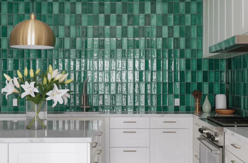 15 Stunning Green Kitchen Walls Ideas for Stylish Home Decor