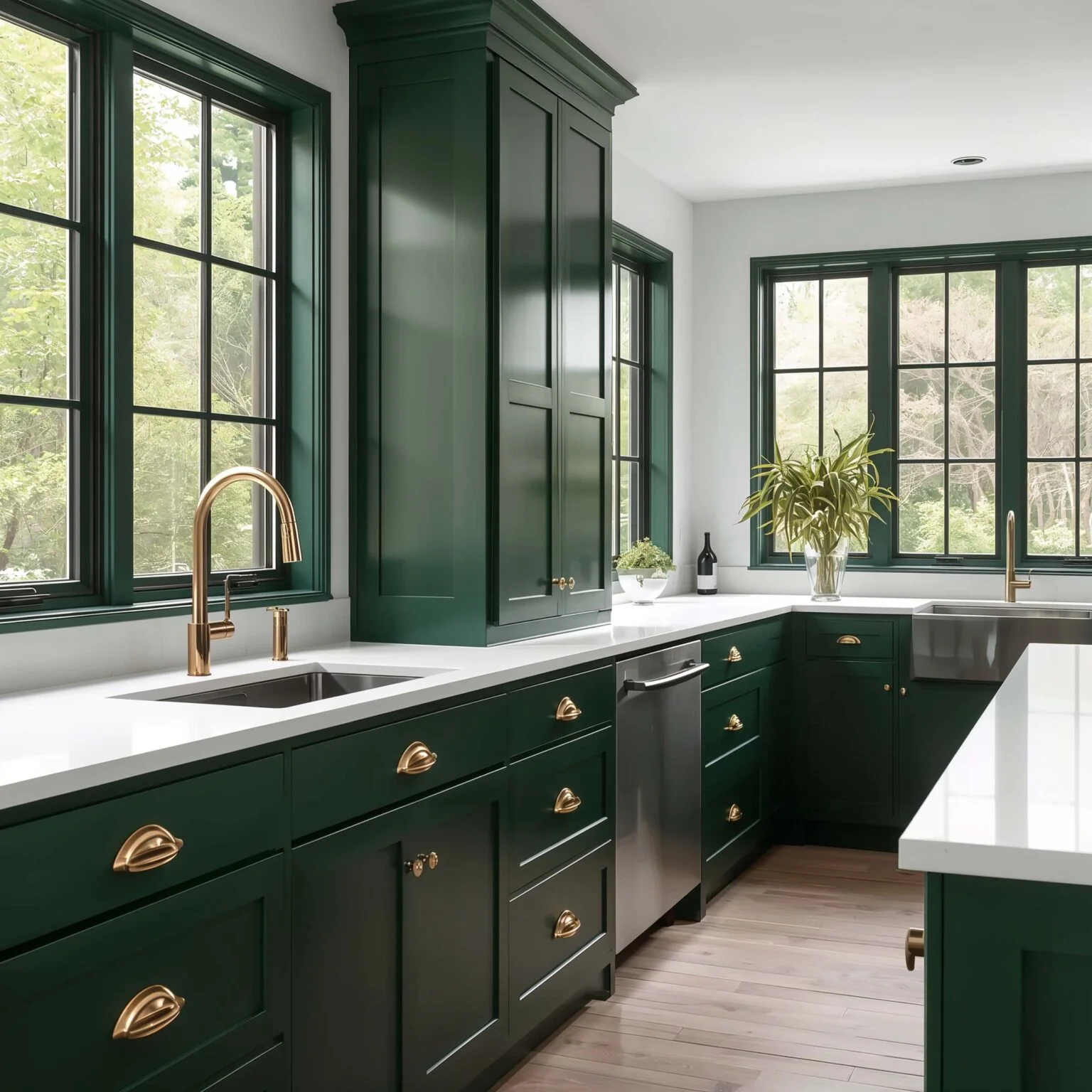 15 Stunning Forest Green Kitchen Ideas for Timeless Style