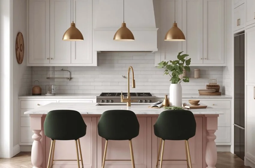 15 Gorgeous Pink and Green Kitchen Ideas for Elegant Spaces