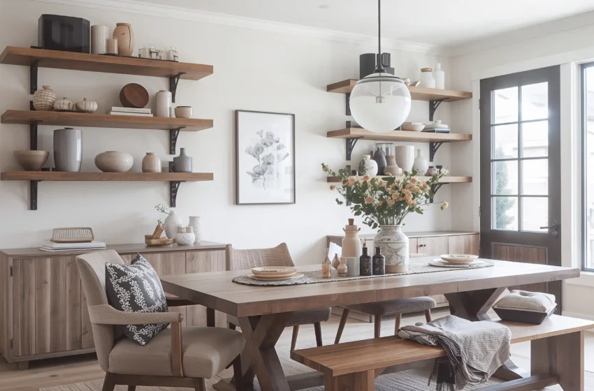 15 Creative Modern Farmhouse Dining Room Ideas and Modern Touch