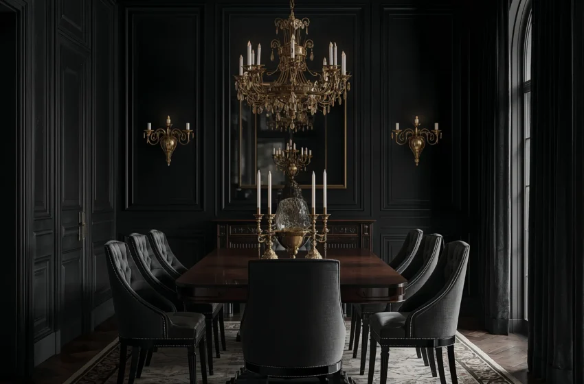 15 Gorgeous Moody Dining Room Ideas for Cozy Evenings