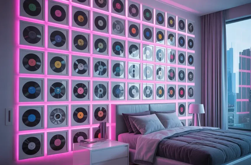 15 Inspiring Album Cover Wall Decor Ideas for Chic Interiors