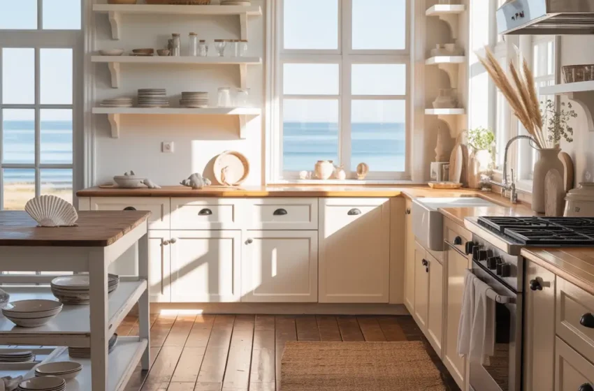15 Stunning Coastal Farmhouse Kitchen Ideas for Dreamy Spaces
