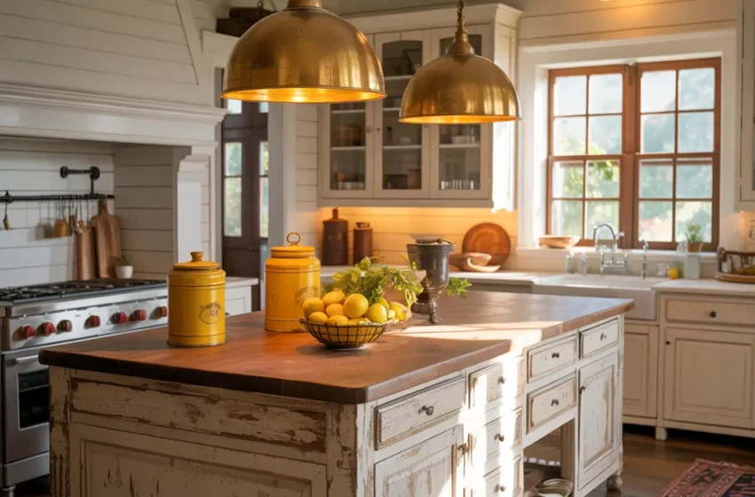 15 Stunning Yellow Farmhouse Kitchen Ideas for Cozy Spaces