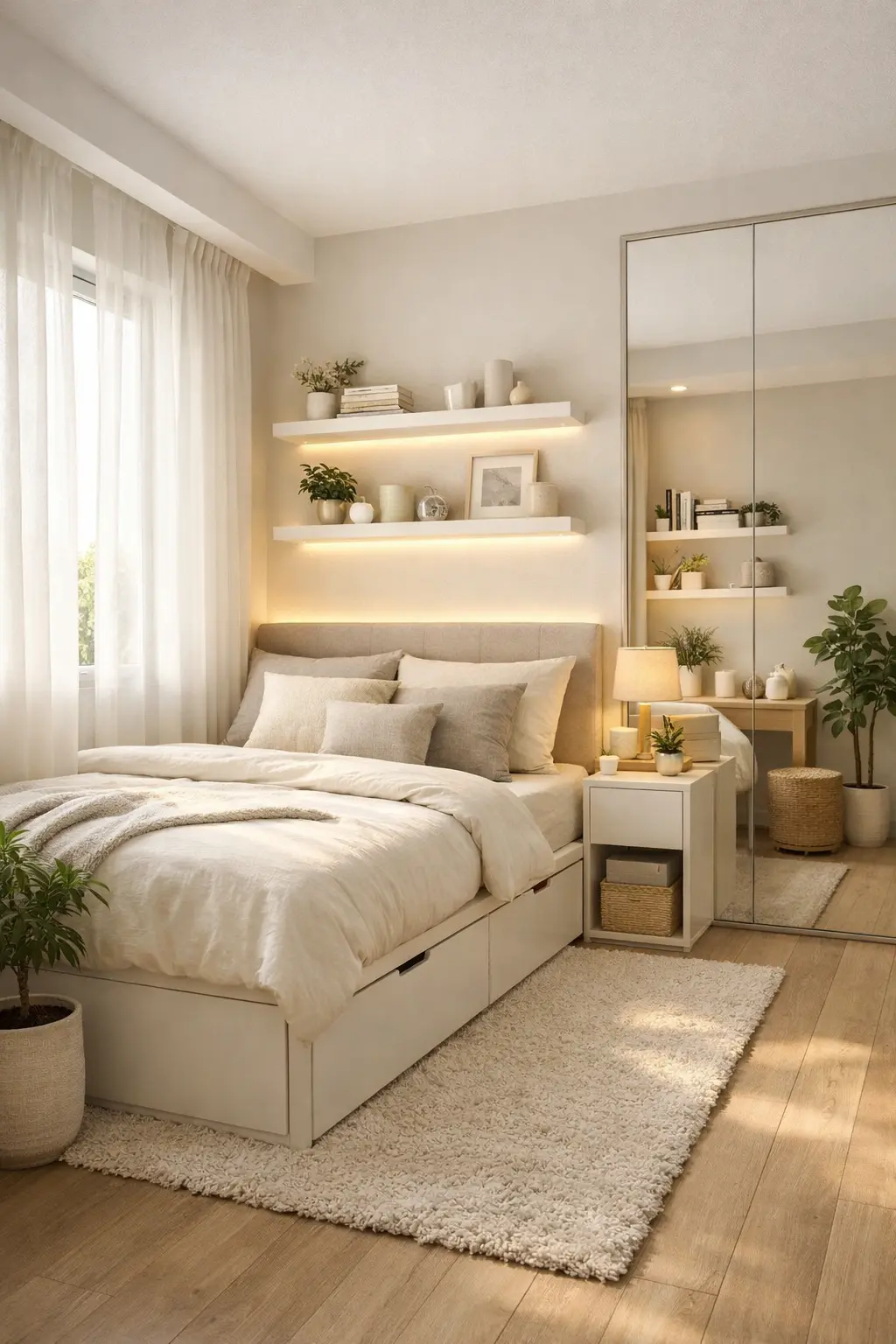 20 Bedroom Decor Ideas for Small Rooms That Make Your Space Look Dramatically Bigger