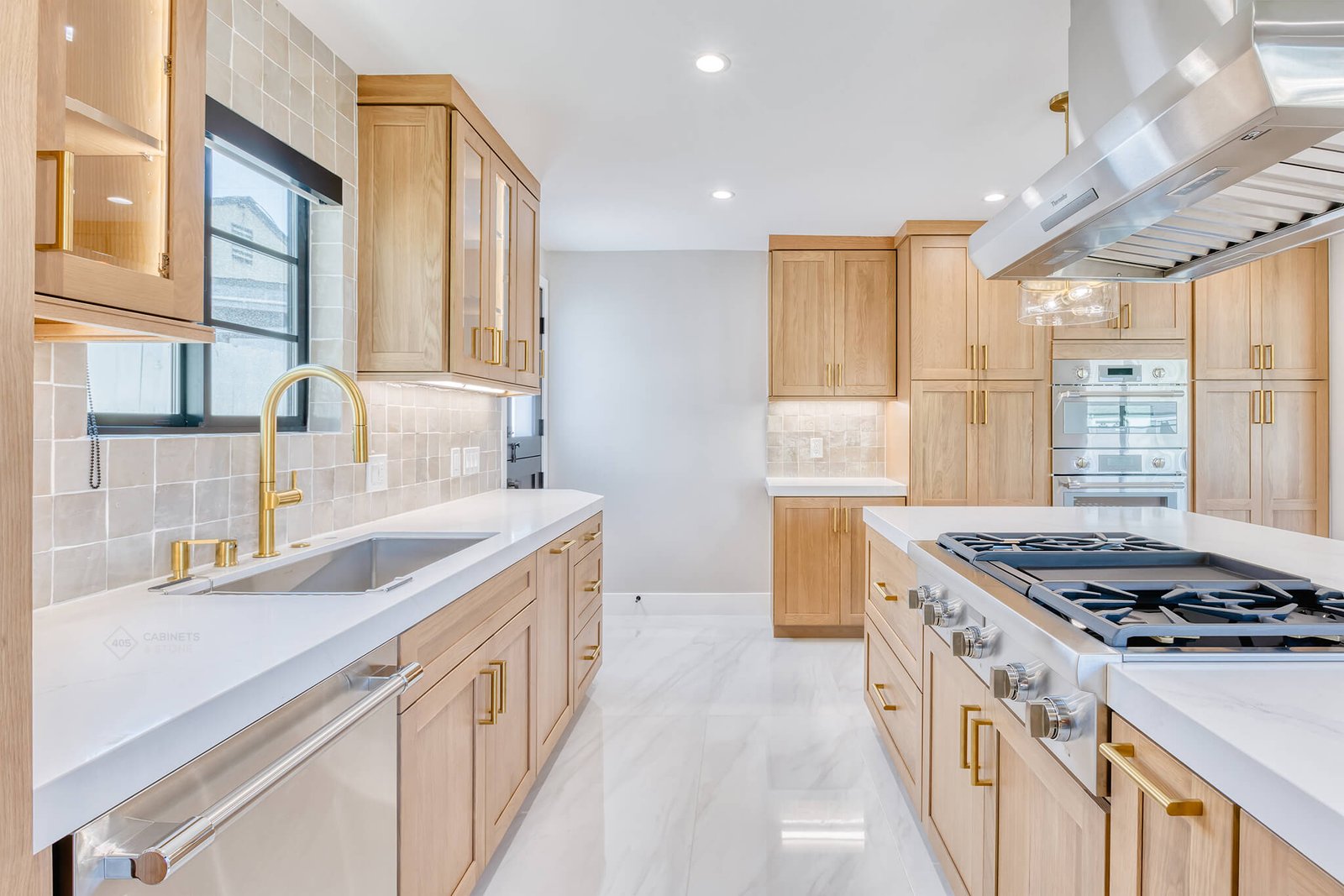White Oak Kitchen Cabinets