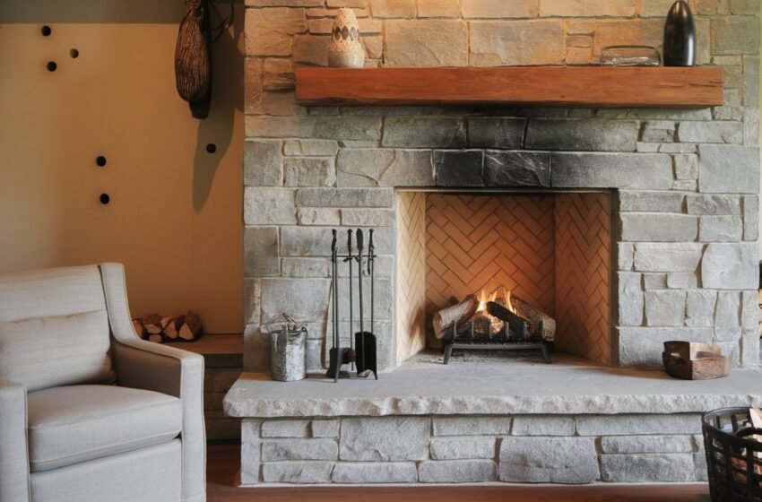 10 Stunning Modern Stone Fireplace Ideas for Your Home