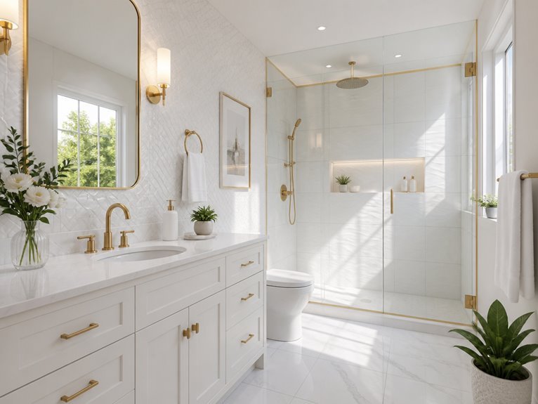 airy white tile elegance