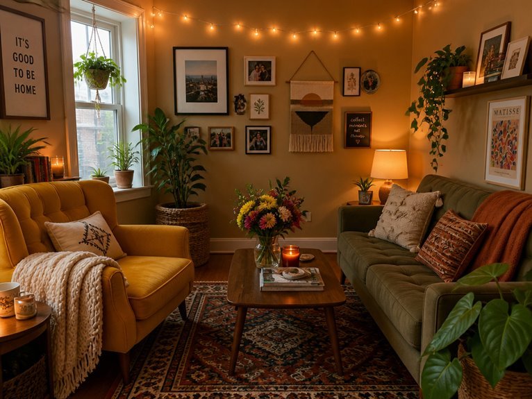 cozy personalized living space