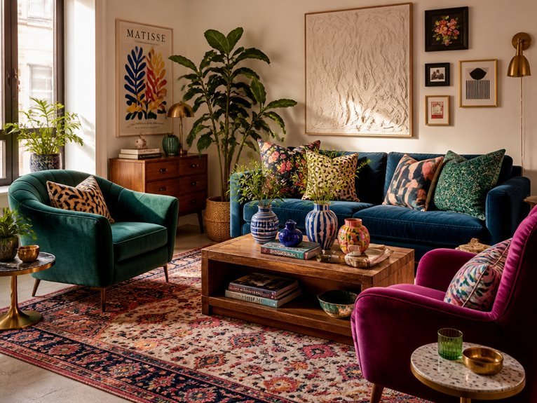 eclectic vibrant design freedom