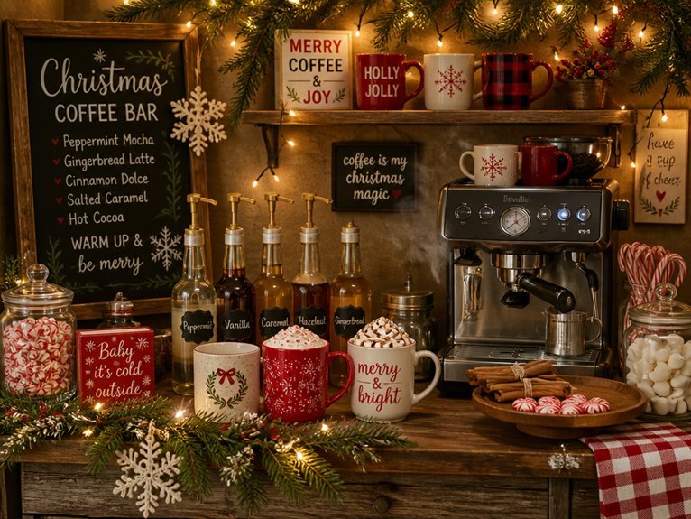 festive coffee bar maintenance