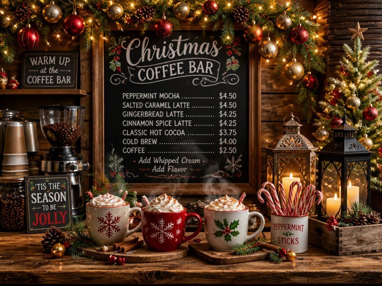 festive coffee station ideas