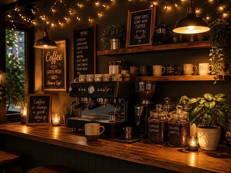 layered lighting enhances ambiance