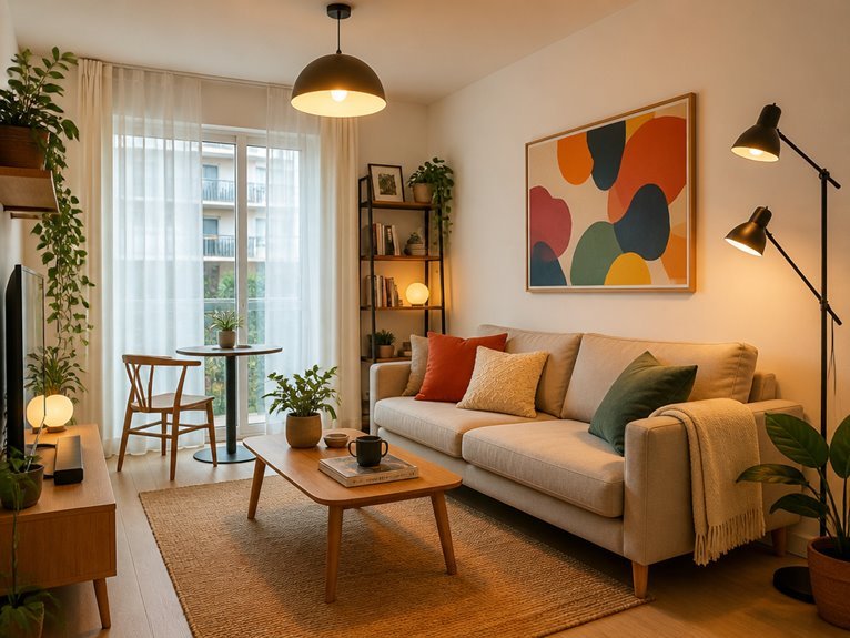 layered lighting for space