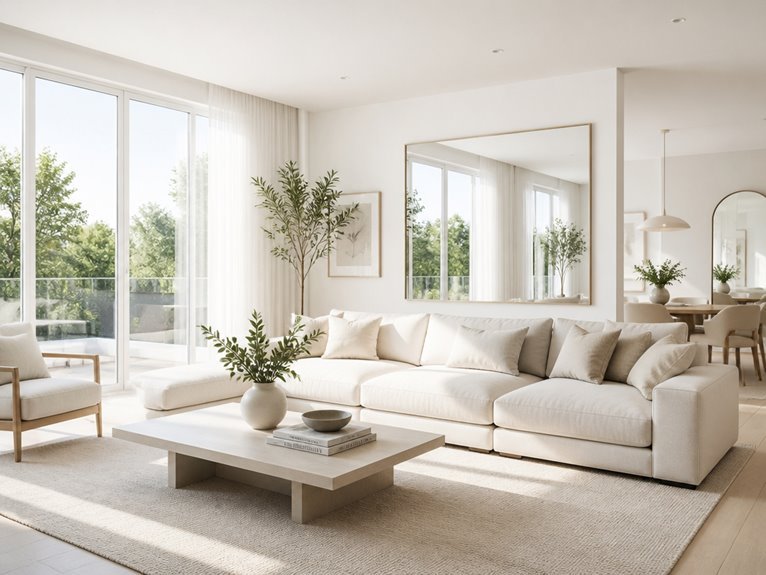 light colors create openness