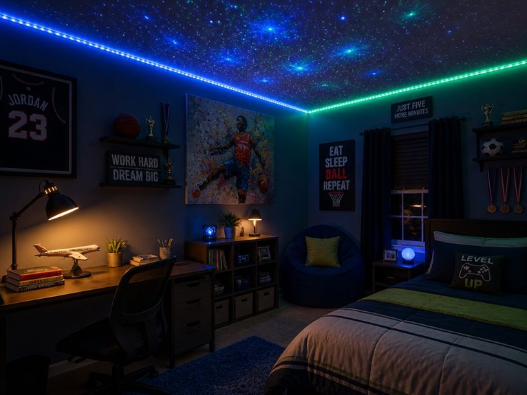 mood enhancing lighting options