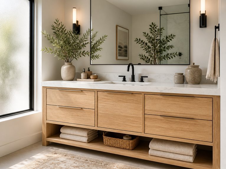 natural modern bathroom design