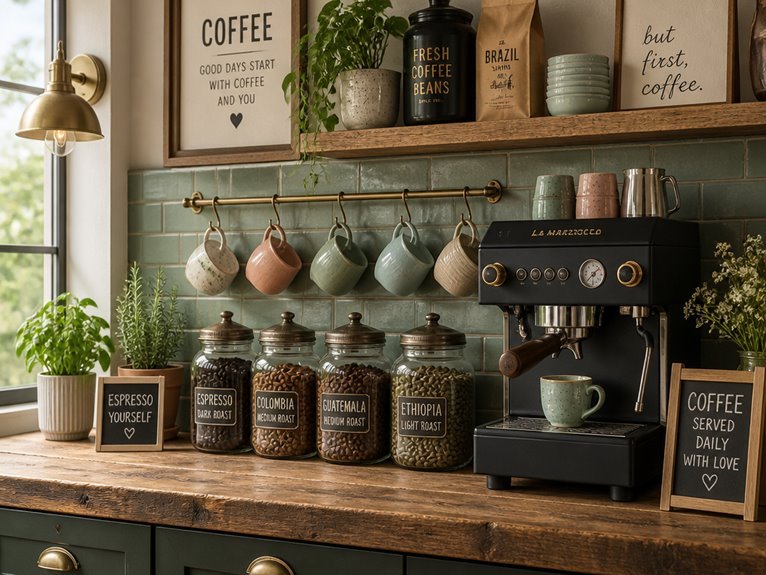 personalize your coffee space