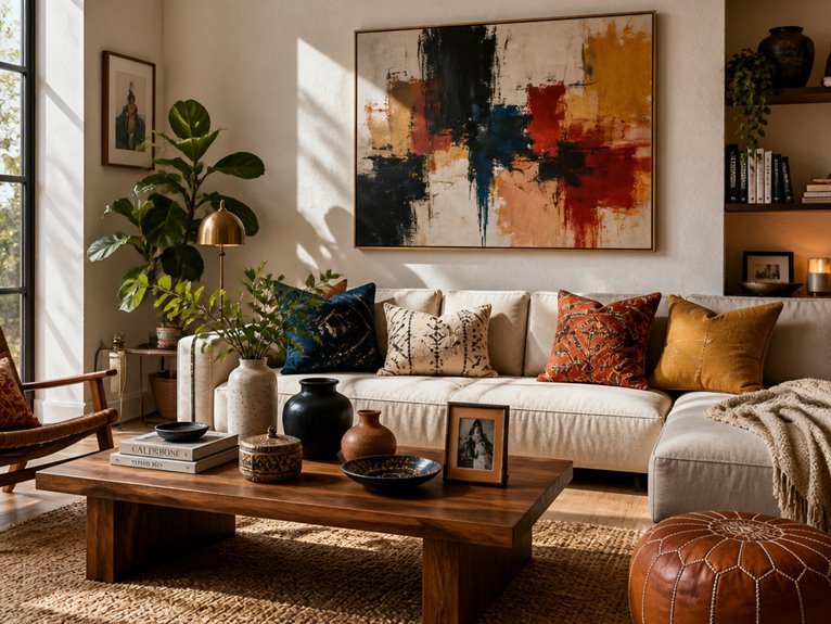 personalized artful living space