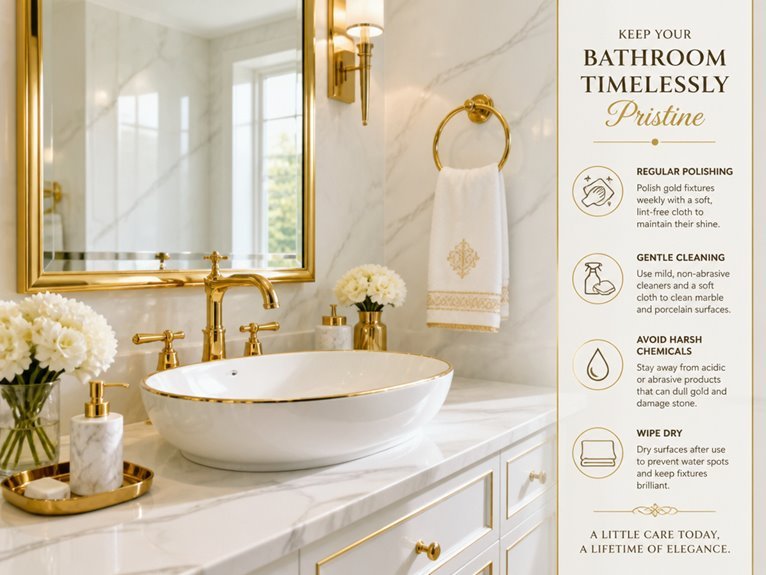 proactive white and gold maintenance