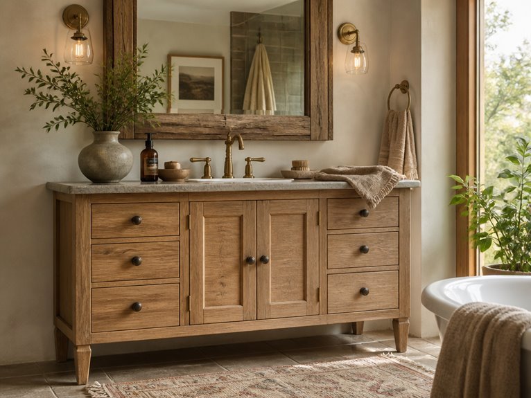 rustic white oak elegance