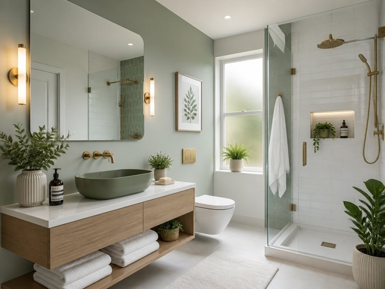 sage green bathroom inspirations