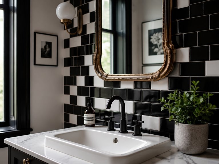 stylish black and white harmony