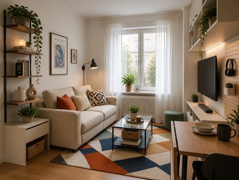 stylish functional small living