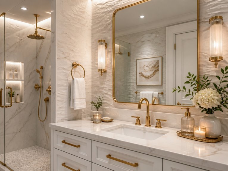 textured elegance with gold
