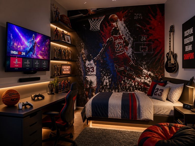 vibrant passion themed room decor